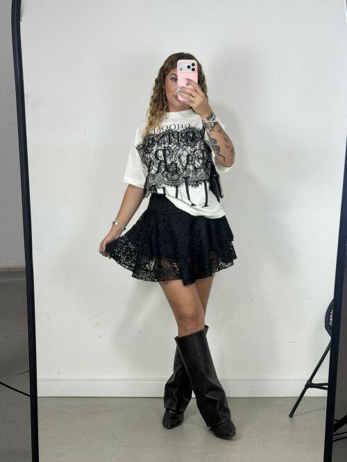 SHORT SAIA RENDA BABADO