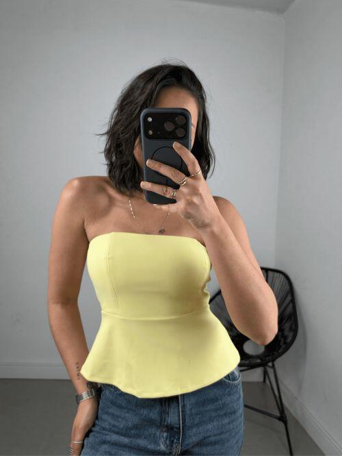 CROPPED PEPLUM MONTARIA