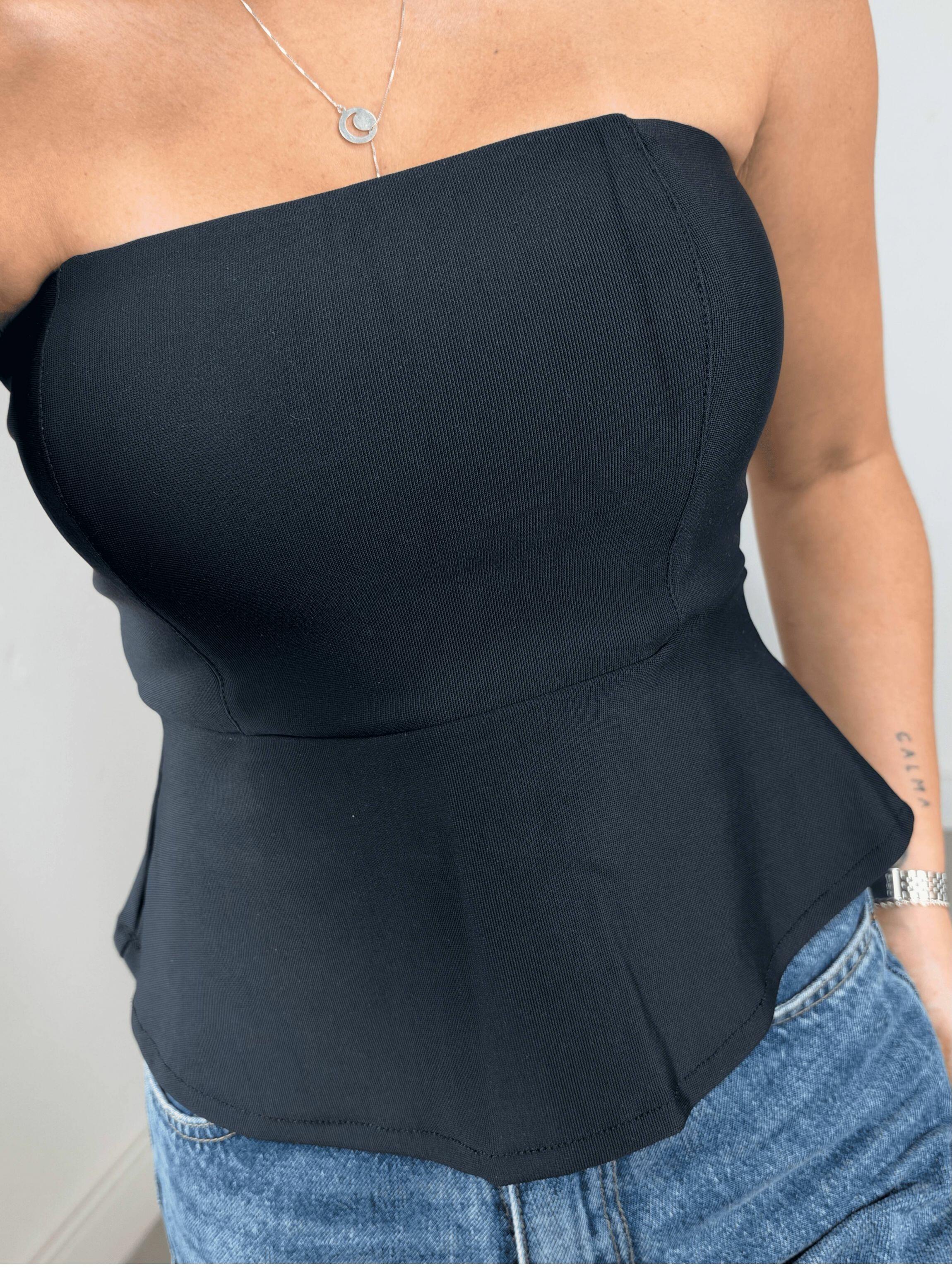 CROPPED PEPLUM MONTARIA
