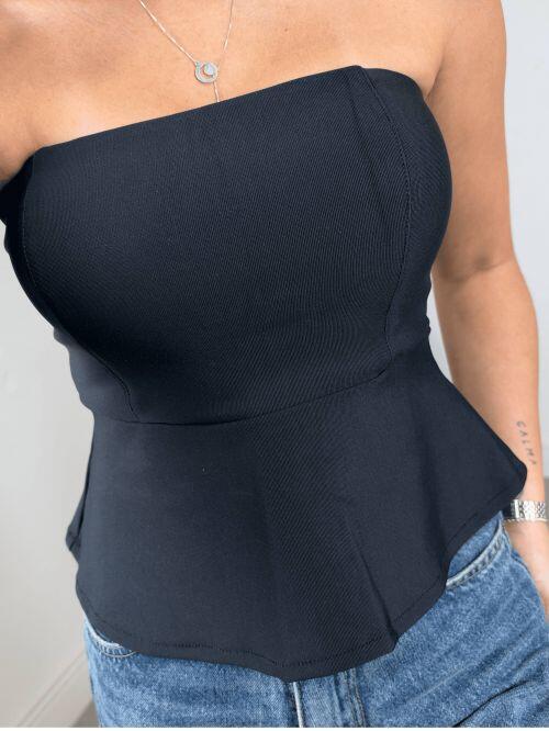 CROPPED PEPLUM MONTARIA