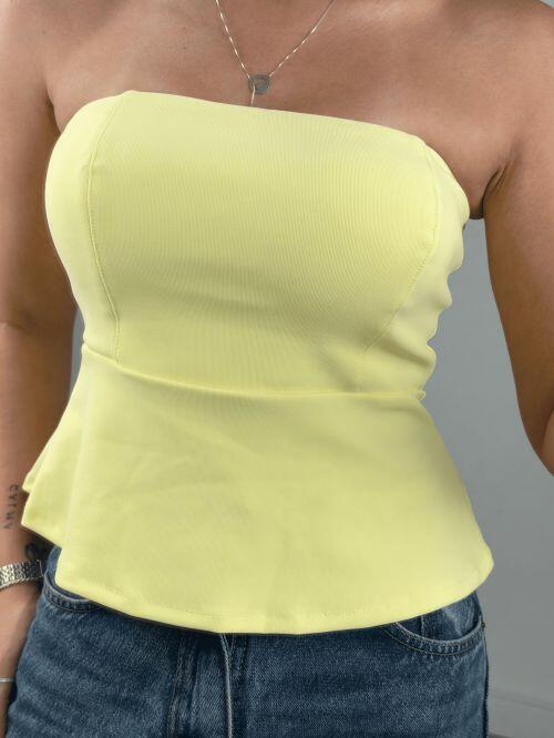 CROPPED PEPLUM MONTARIA