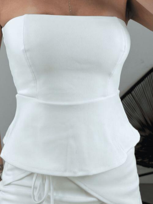 CROPPED PEPLUM MONTARIA