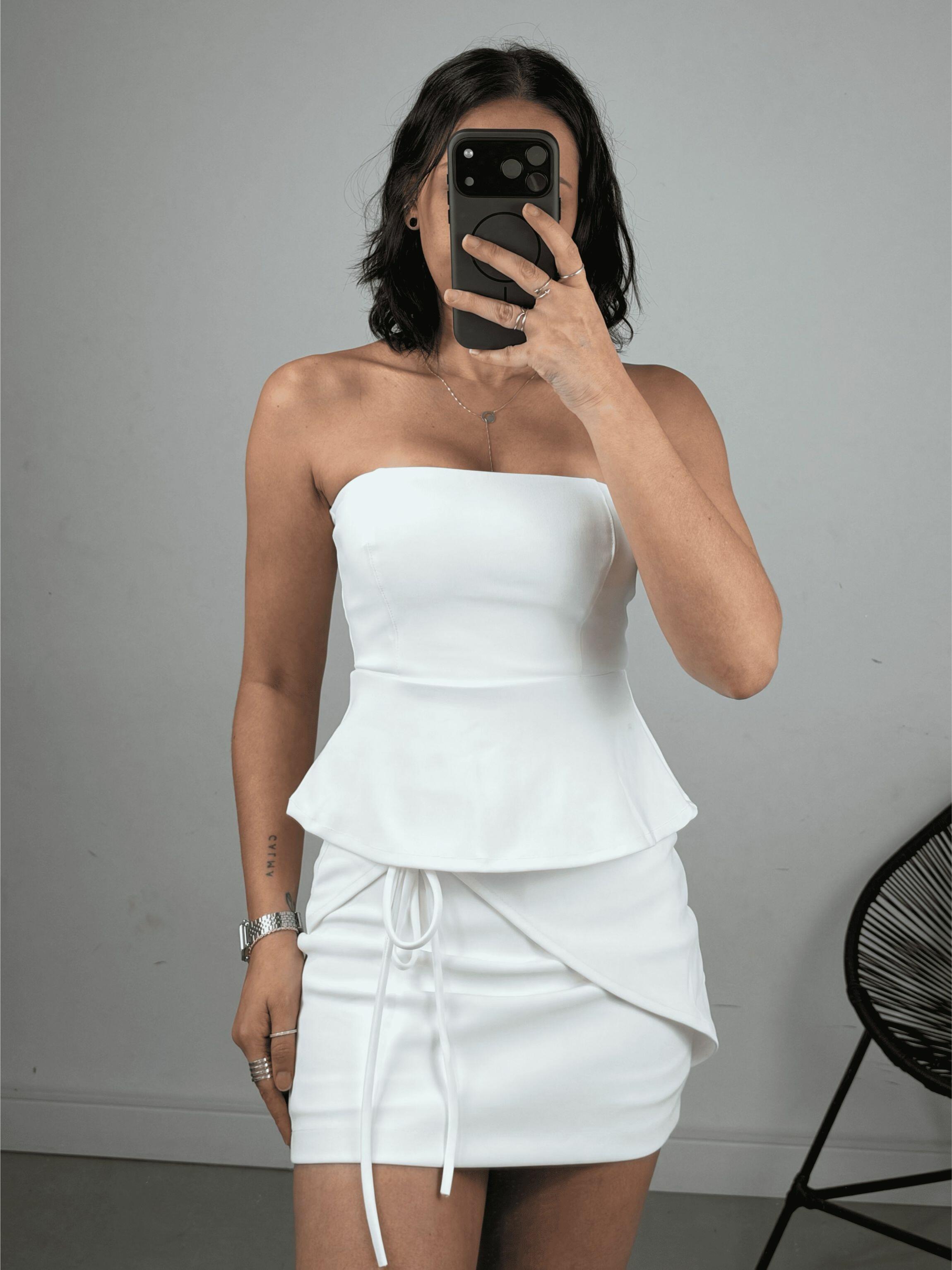 CROPPED PEPLUM MONTARIA