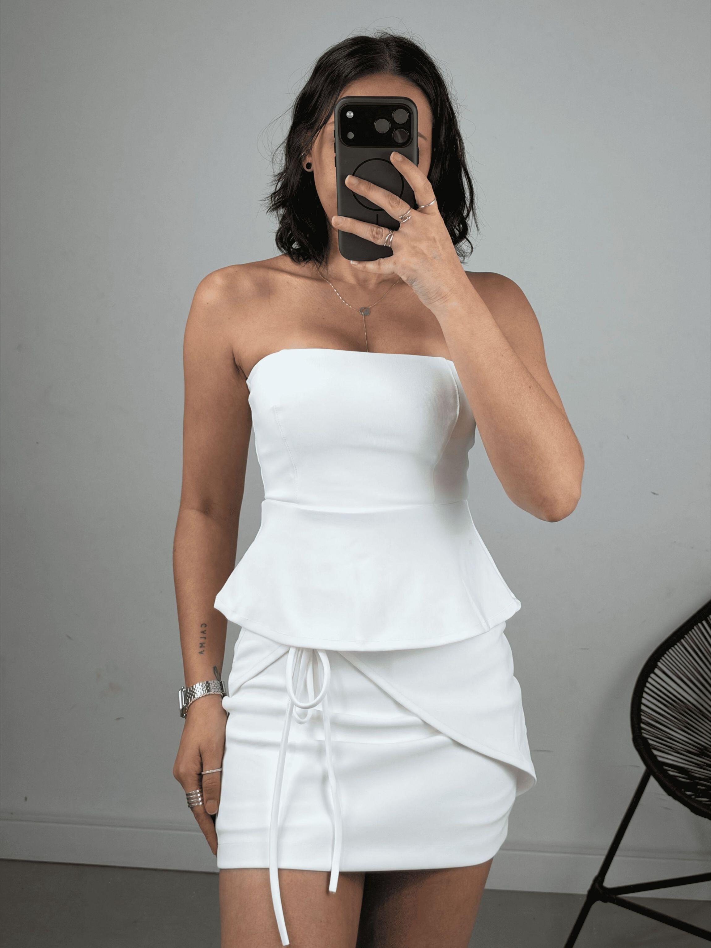 CROPPED PEPLUM MONTARIA