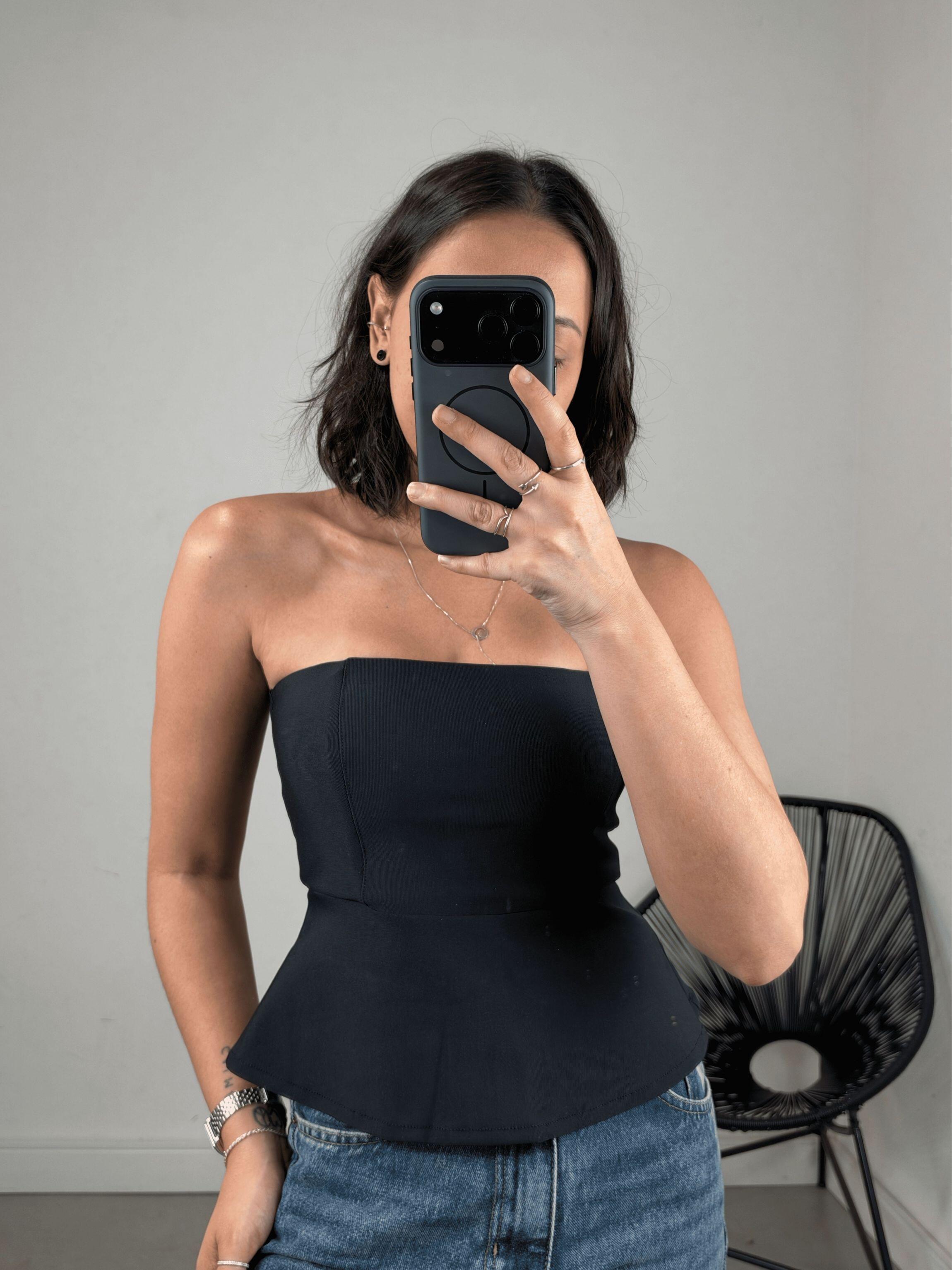 CROPPED PEPLUM MONTARIA