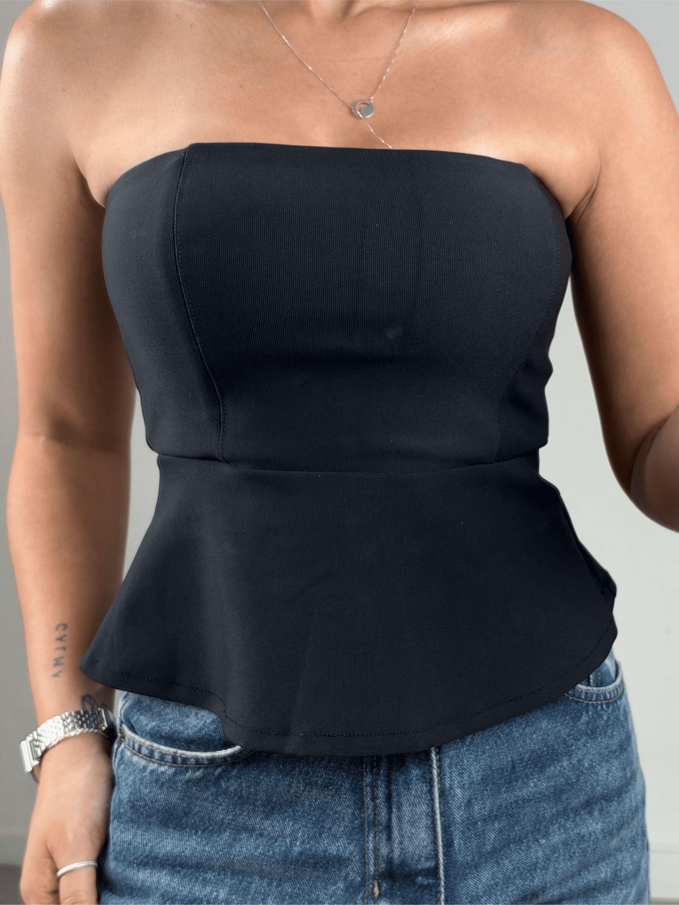 CROPPED PEPLUM MONTARIA