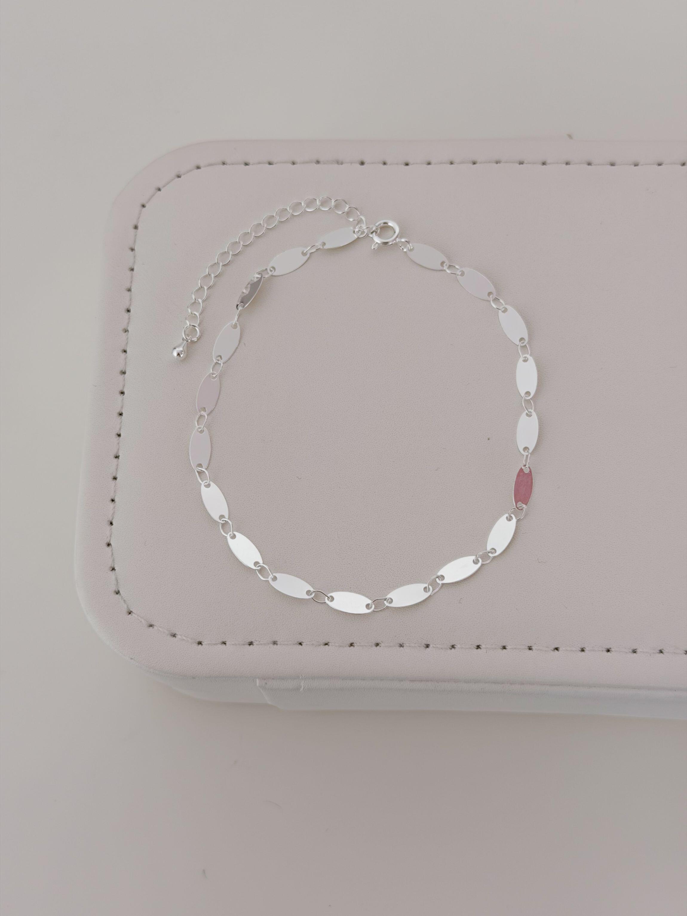 Tornozeleira Lais - Prata cod895