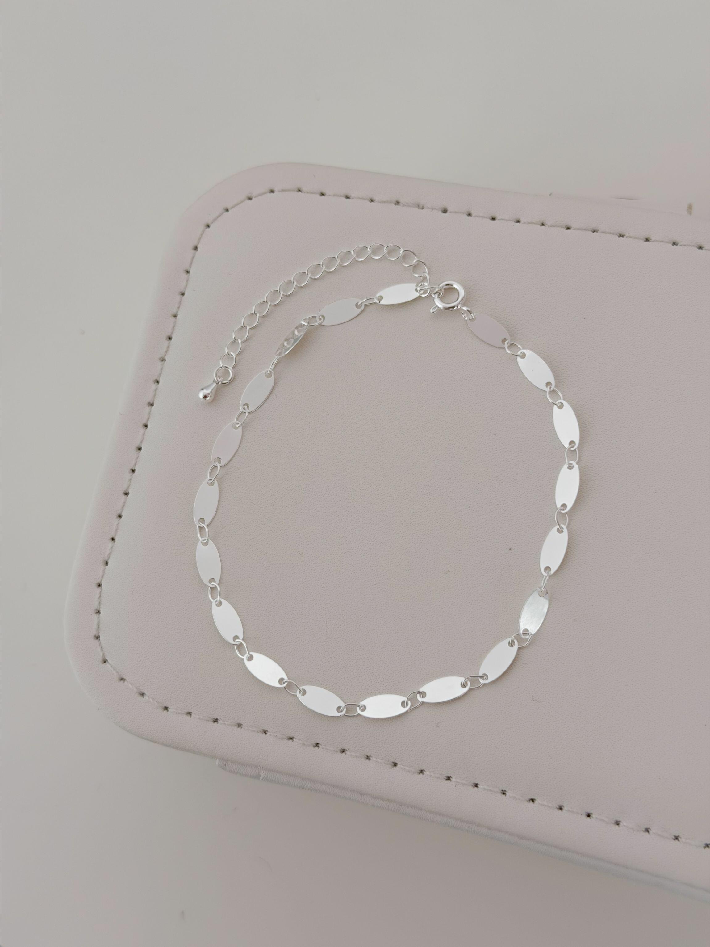 Tornozeleira Lais - Prata cod895