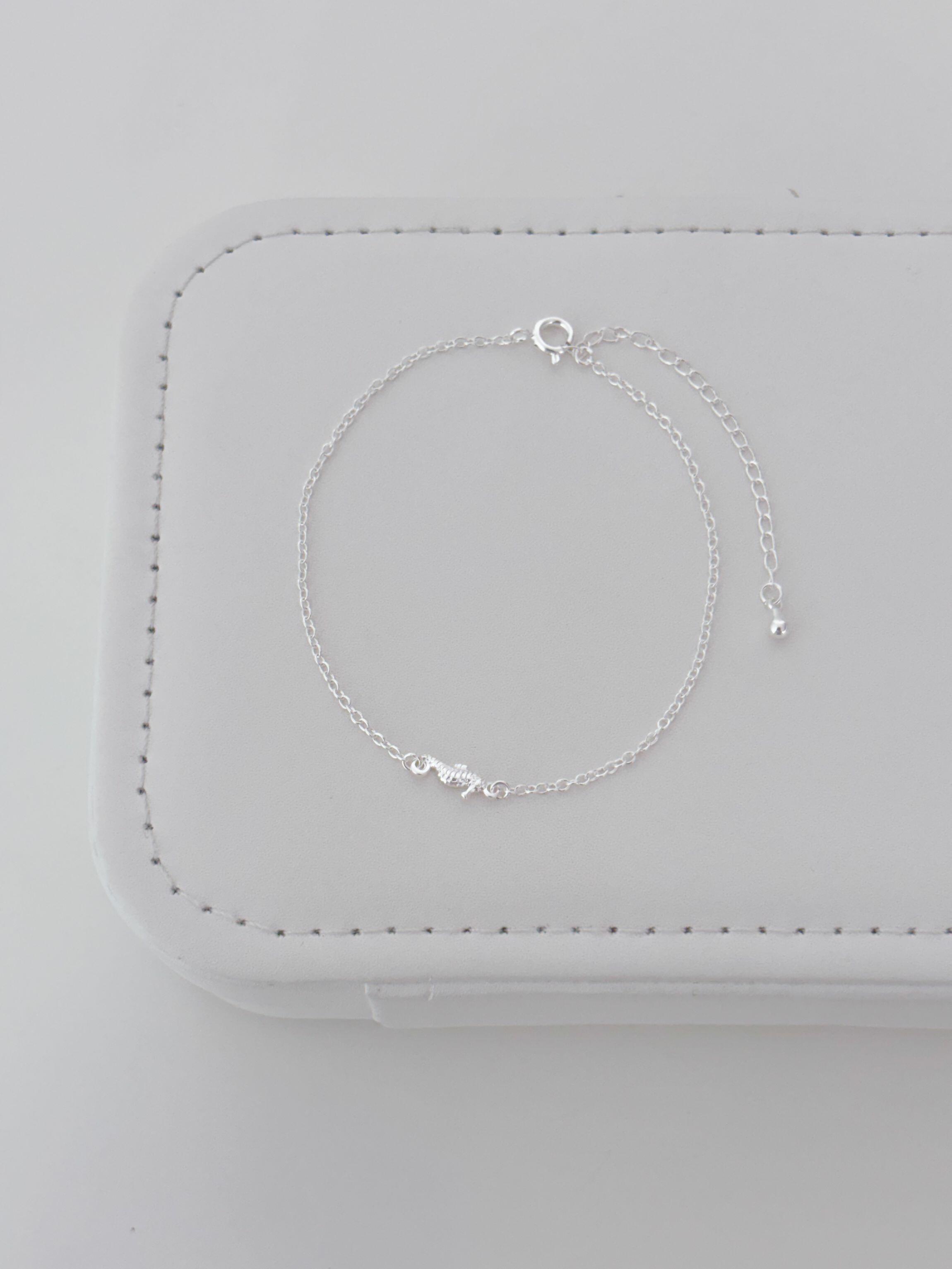 Pulseira cavalo marinho - Prata cod627