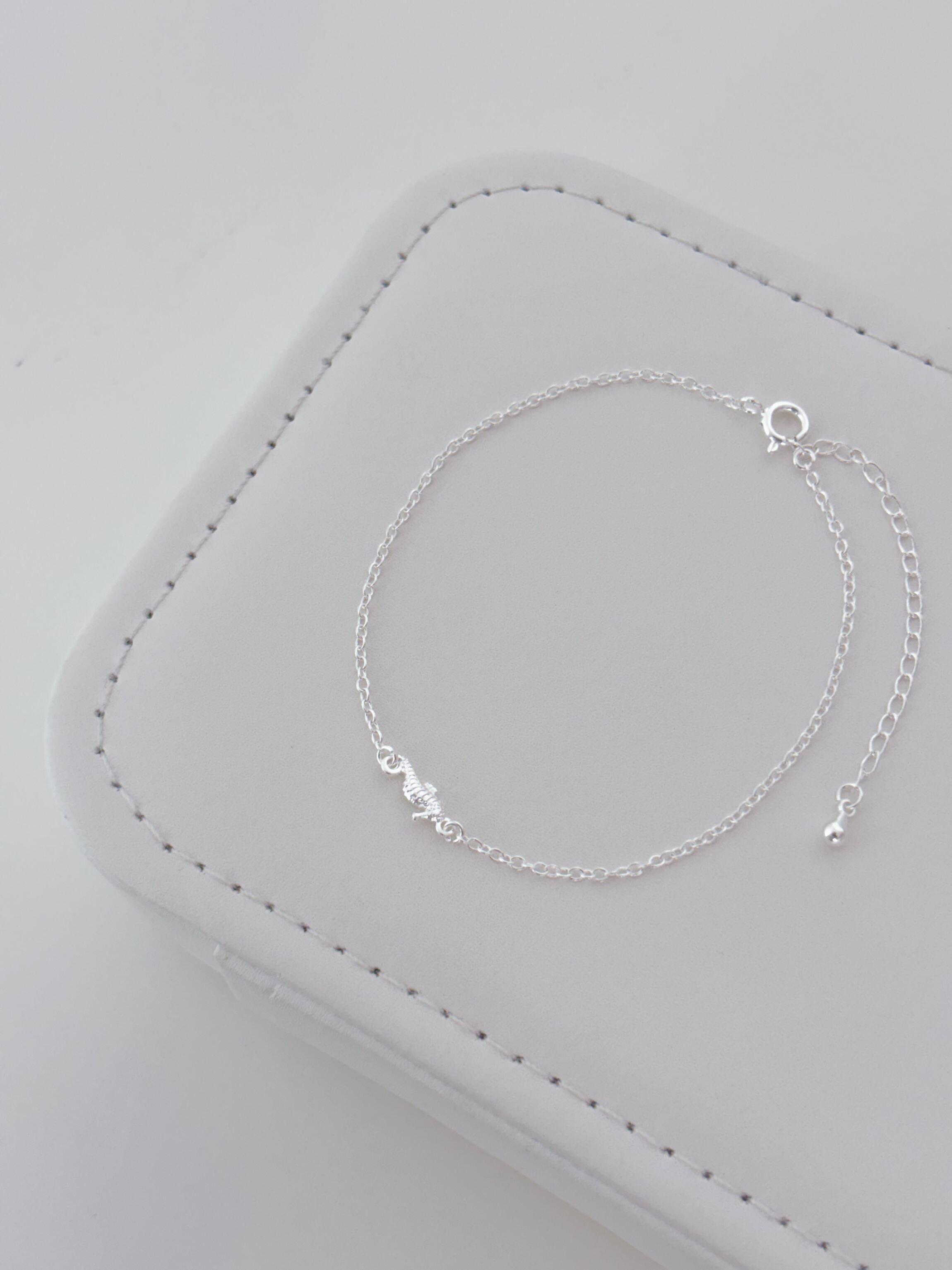 Pulseira cavalo marinho - Prata cod627