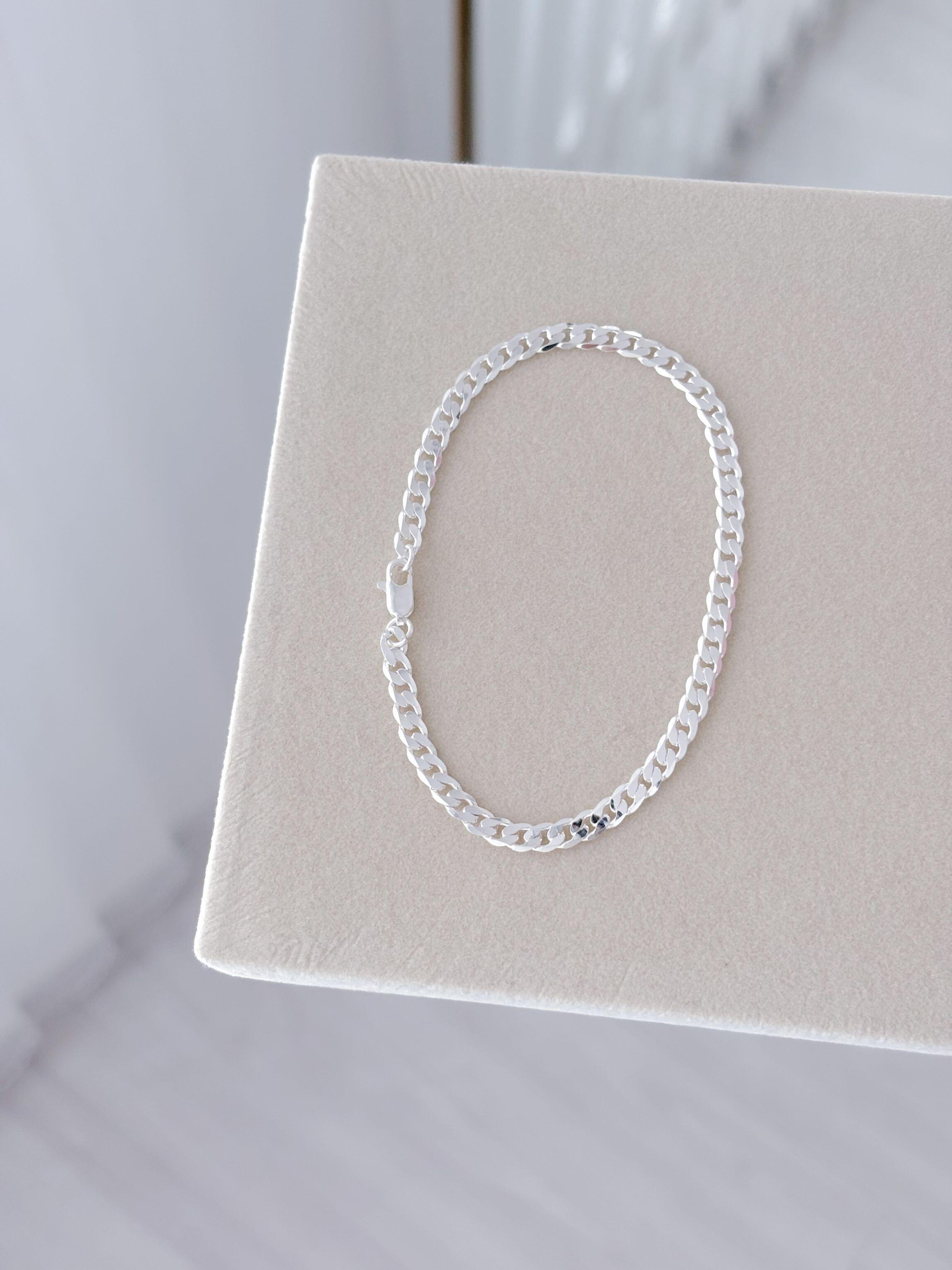 Pulseira masculina grummet diamond - Prata cod1456