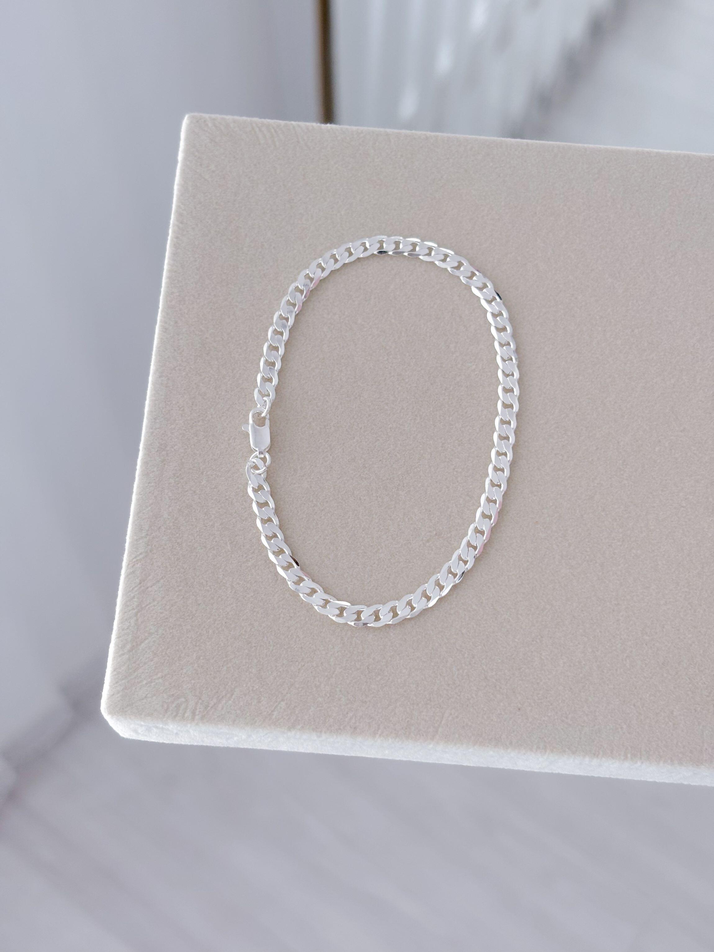 Pulseira masculina grummet diamond - Prata cod1456