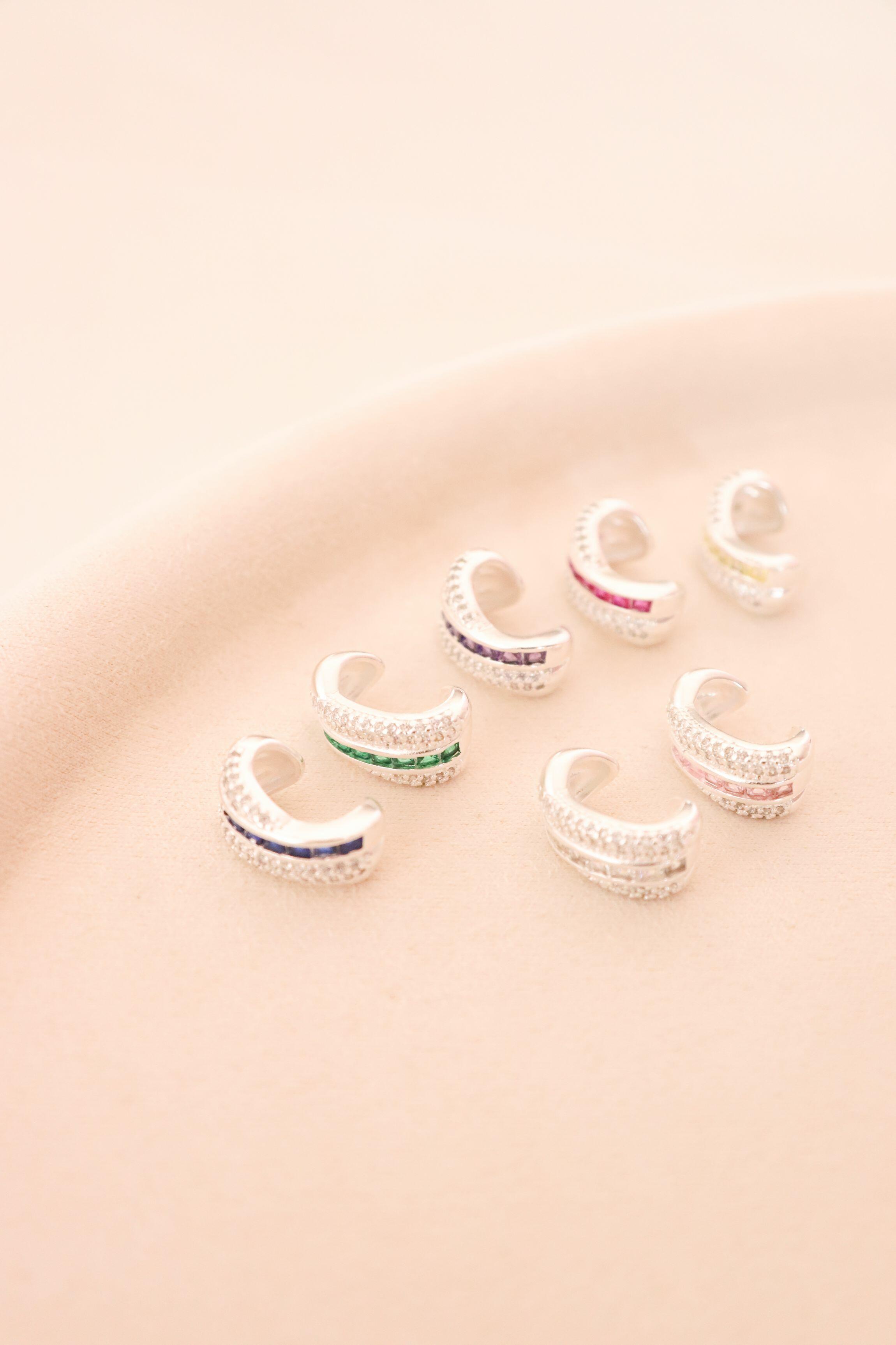 Piercing fake Melissa - Prata cod243