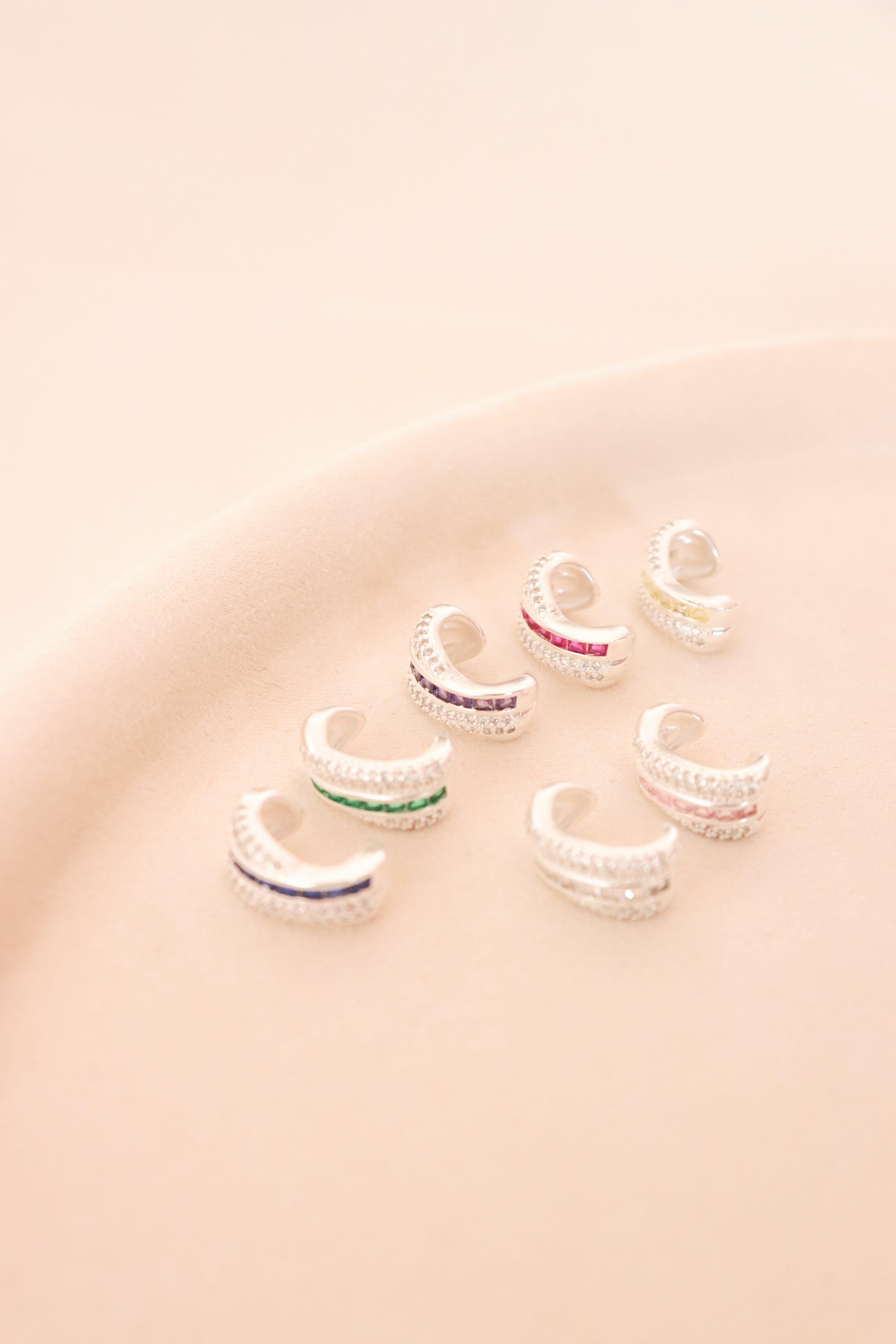 Piercing fake Melissa - Prata cod243