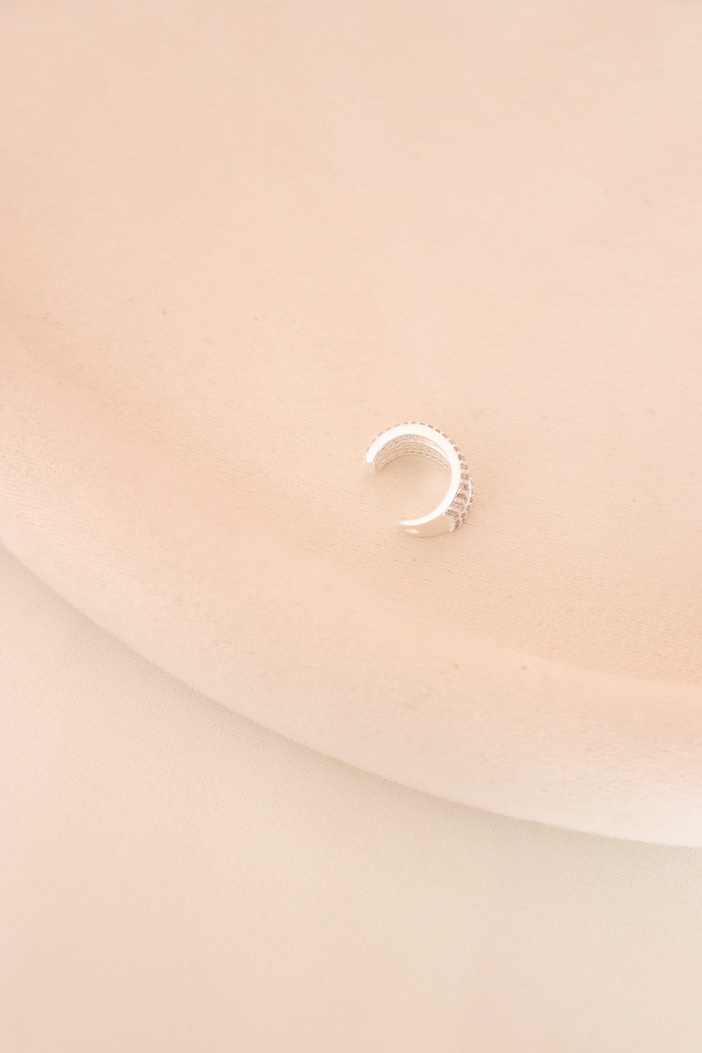 Piercing fake 3 fios glam - Prata cod623
