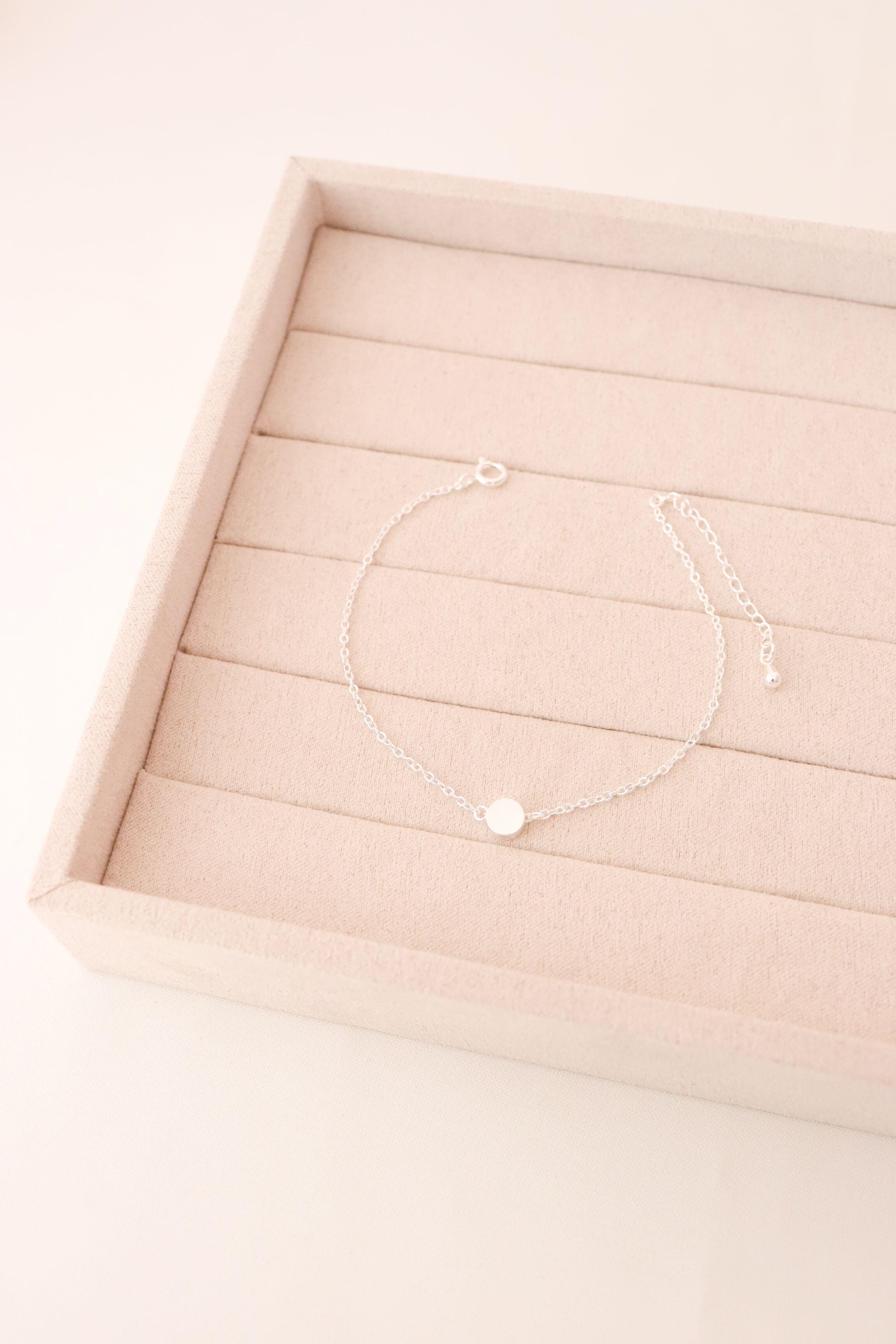 Pulseira circulo liso - Prata cod1145