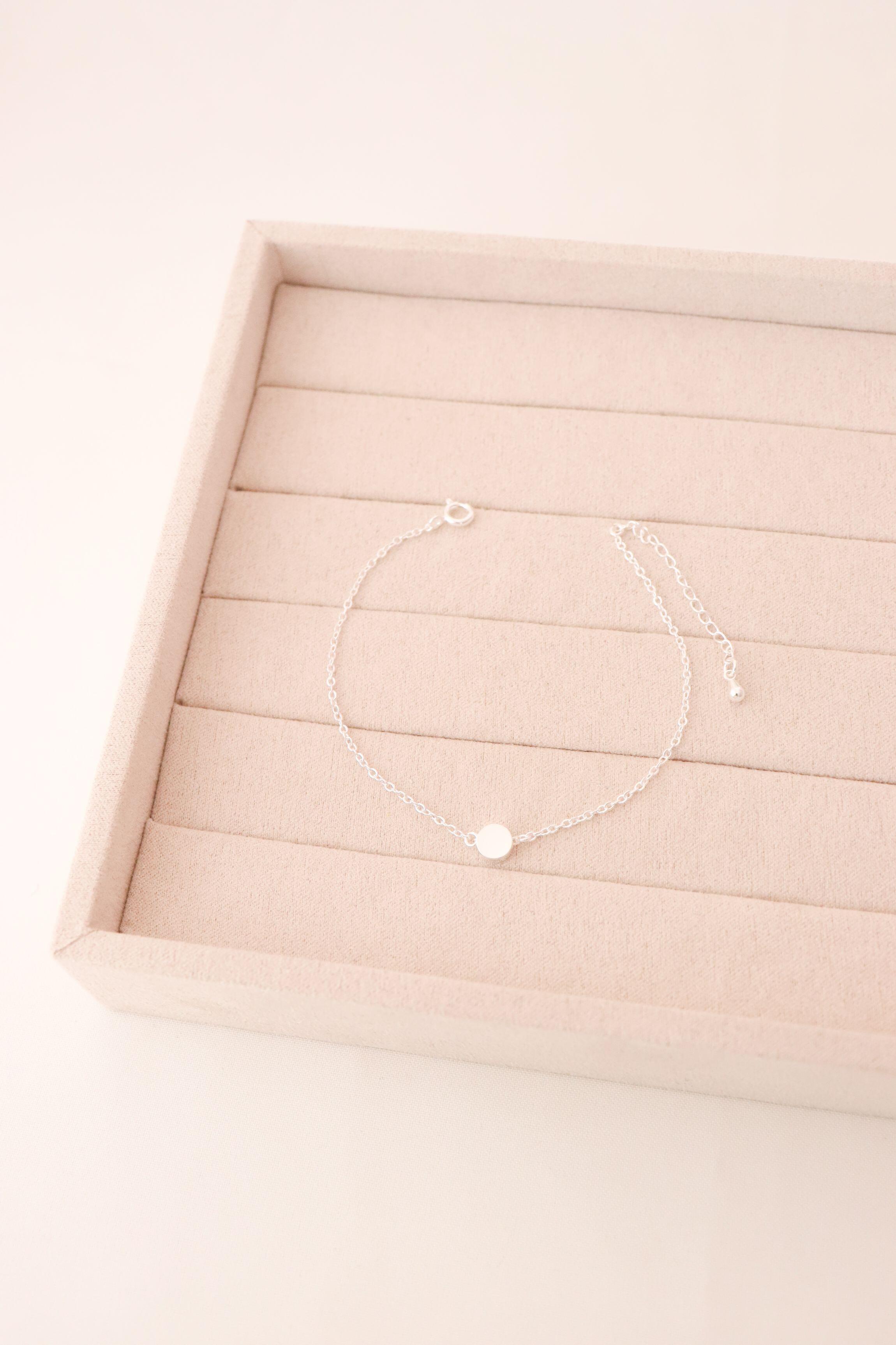 Pulseira circulo liso - Prata cod1145