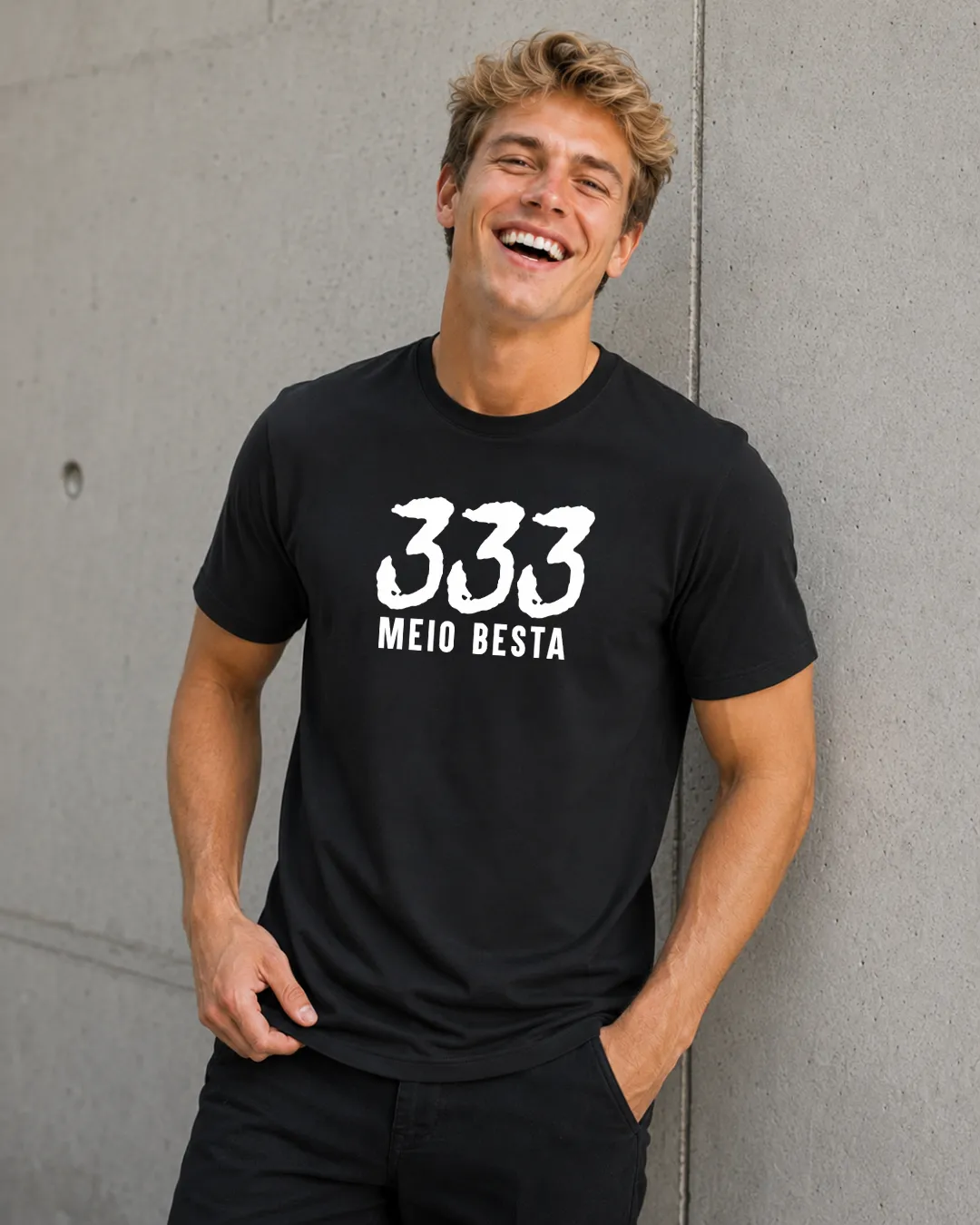 Comprar Camiseta 333 Meio Besta - R$69,90