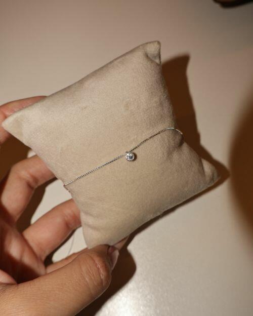 Conjunto Colar e Brinco de Prata com Zirc�nia