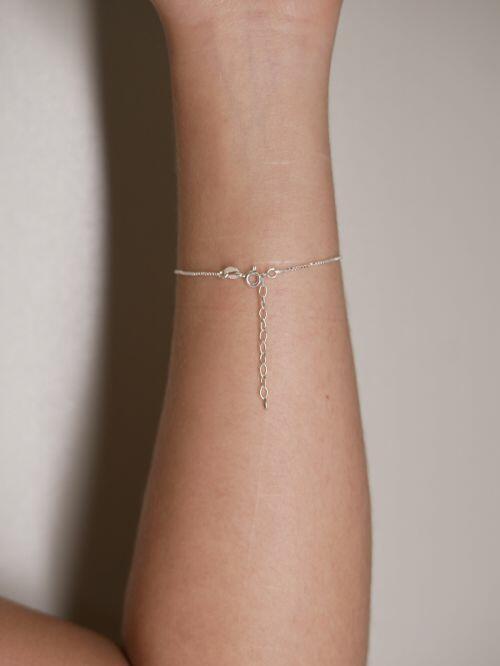 Pulseira de Prata com Zircônias Lavanda e Rosa