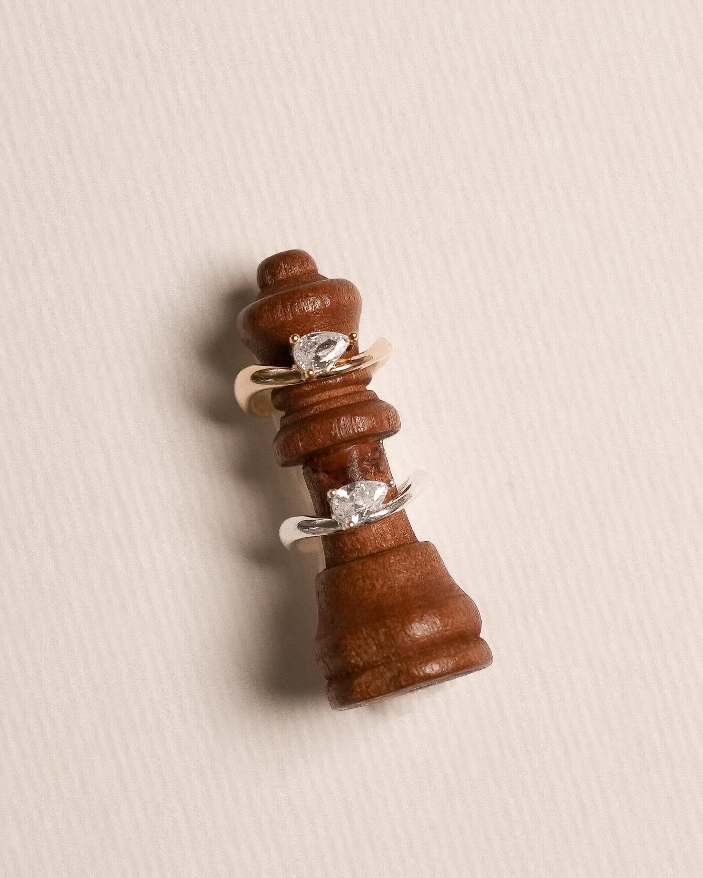 Anel de Prata Mindinho Gota (Pinky Ring)