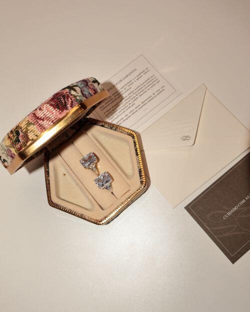 Anel de Prata Cushion Taylor