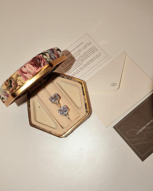 Anel de Prata Cushion Taylor