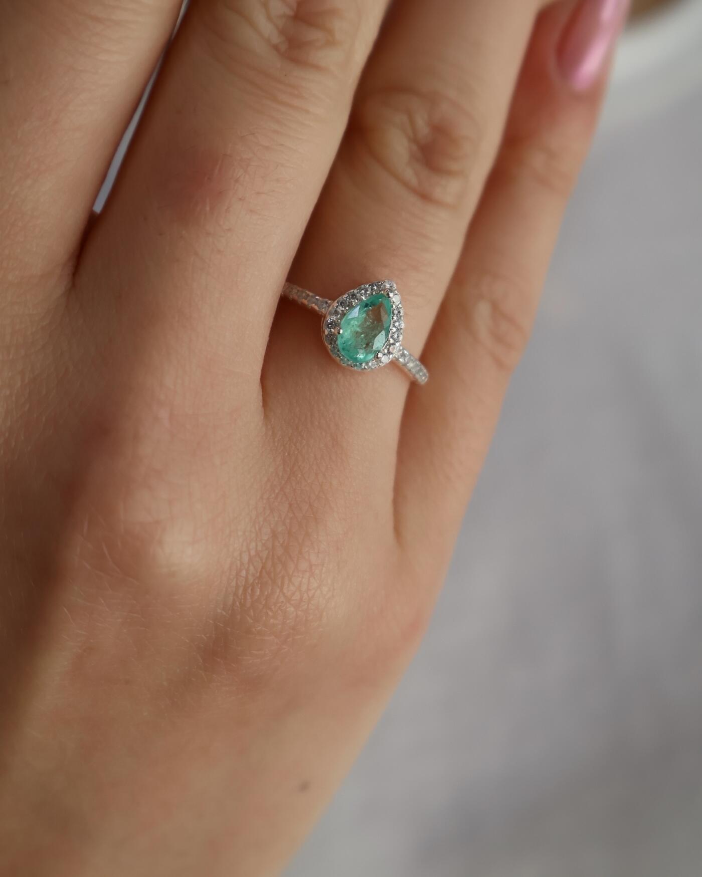 Anel de Formatura Pedra Natural Gota Classic Prata 925