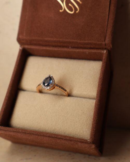 Anel de Formatura Pedra Natural Gota Classic Prata 925