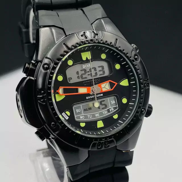 Comprar Relógio Citizen Aqualand Metal Black c/caixa a prova dagua