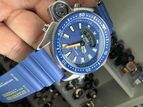 Comprar Relógio Citizen Aqualand Metal azul 2024 c/caixa a prova dagua
