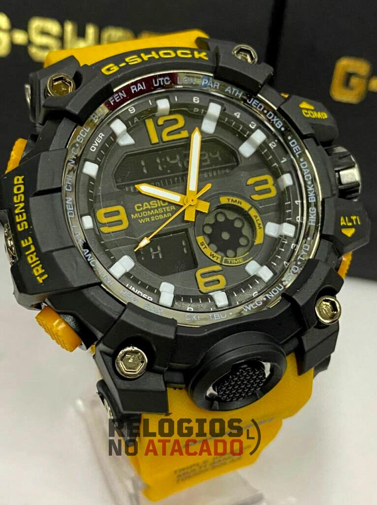 Comprar Relógio G-Shock Mudmaster X Preto P/ Amarela a prova dagua