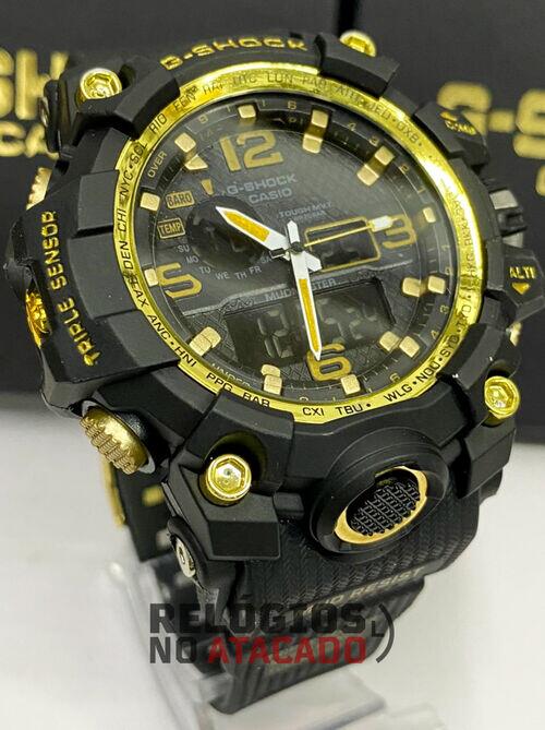 Comprar Relógio G-shock Mudmaster Preto / Dourado a prova dagua