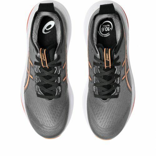 T�nis ASICS GEL Nimbus 27 - Masculino - Cinza com Branco e Vermelho