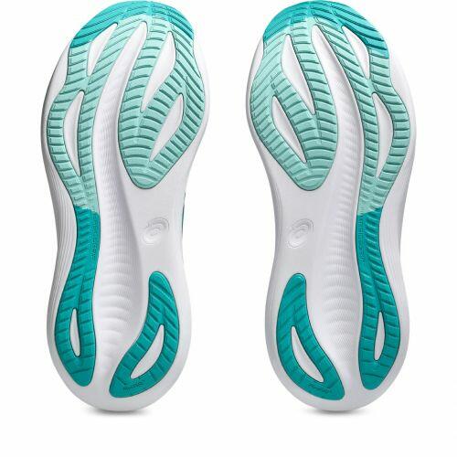 T�nis ASICS GEL Nimbus 27 - Masculino - Turquesa com Branco