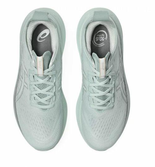 T�nis ASICS GEL Nimbus 27 - Masculino - Verde Claro e Prata