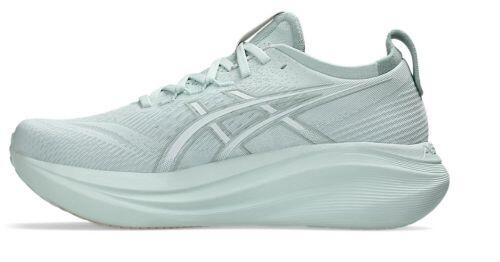 T�nis ASICS GEL Nimbus 27 - Masculino - Verde Claro e Prata