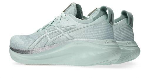 T�nis ASICS GEL Nimbus 27 - Masculino - Verde Claro e Prata