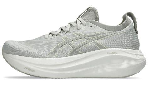 T�nis ASICS GEL Nimbus 27 - Feminino - Cinza Claro