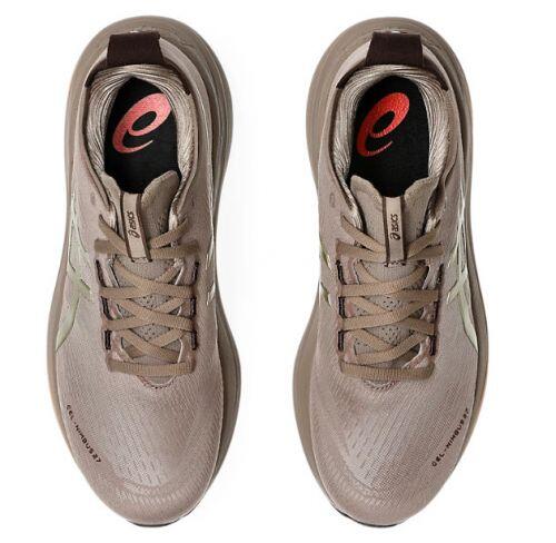 T�nis ASICS GEL Nimbus 27 Luxe - Feminino - Dourado e Marrom