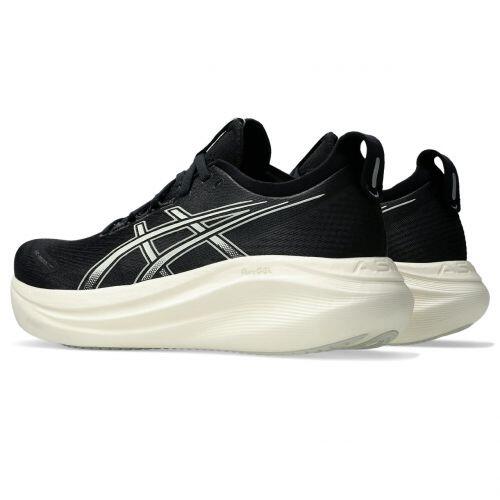 T�nis ASICS GEL Nimbus 27 - Feminino - Preto e Branco