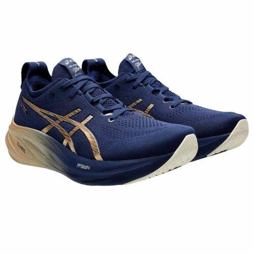 T�nis Asics Gel Nimbus 26 - Masculino - Platinum Dourado