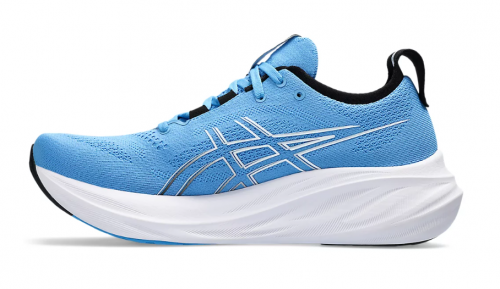 T�nis Asics Gel Nimbus 26 - Masculino - Azul com Branco e Preto