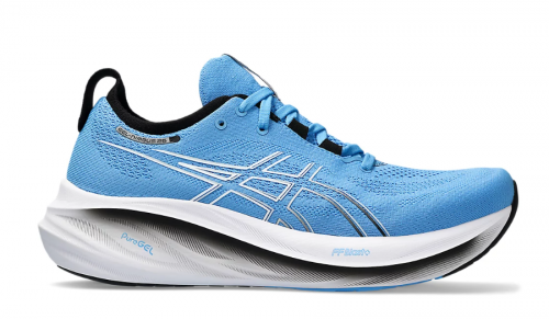 T�nis Asics Gel Nimbus 26 - Masculino - Azul com Branco e Preto