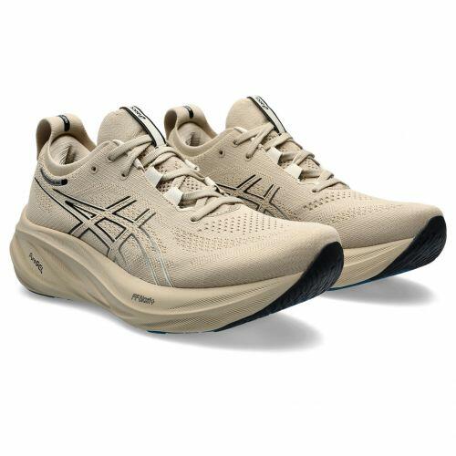 T�nis Asics Gel Nimbus 26 - Masculino - Cinza Bege e Preto