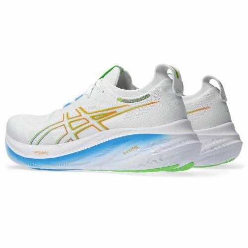 T�nis Asics Gel Nimbus 26 - Masculino - Branco e Azul