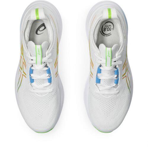 T�nis Asics Gel Nimbus 26 - Masculino - Branco e Azul