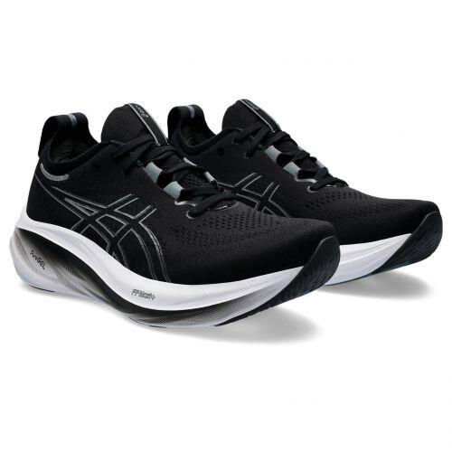T�nis Asics Gel Nimbus 26 - Masculino - Preto Grafite e Branco