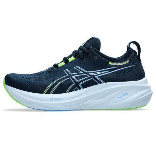 T�nis Asics Gel Nimbus 26 - Masculino - Azul Escuro e Verde