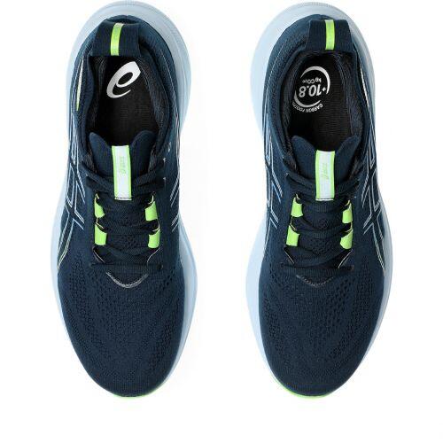 T�nis Asics Gel Nimbus 26 - Masculino - Azul Escuro e Verde